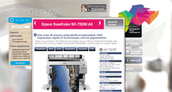 Desktop Screenshot of etre-grand-format.com
